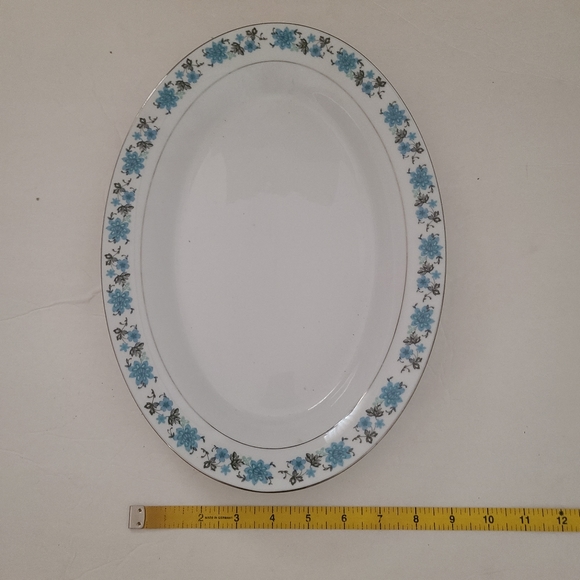 Vintage 90s Floral Serving Dish - Picture 8 of 8